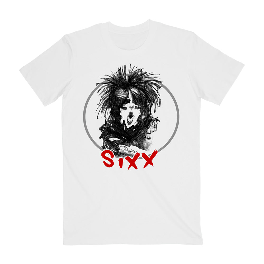 Sixx Vintage White Tee